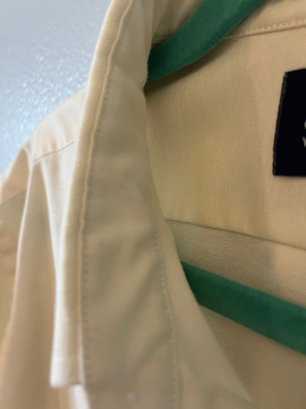 Stafford Short-Sleeve Button-Down Shirt - Cream - Picture 6 of 11